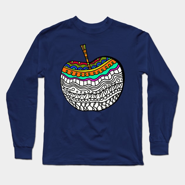 abstract apple Long Sleeve T-Shirt by DrDesign